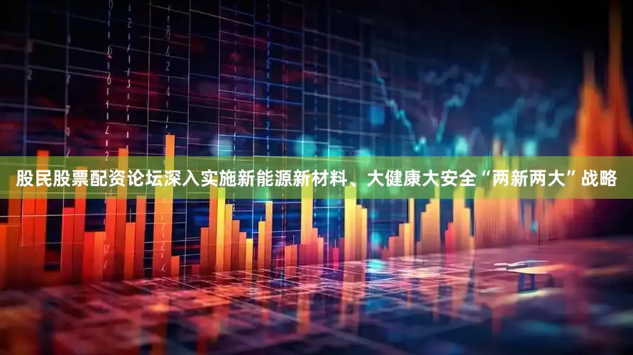 股民股票配资论坛深入实施新能源新材料、大健康大安全“两新两大”战略