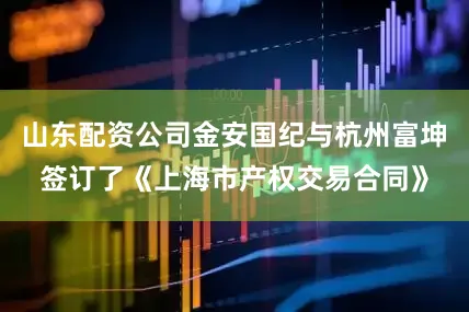 山东配资公司金安国纪与杭州富坤签订了《上海市产权交易合同》