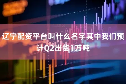 辽宁配资平台叫什么名字其中我们预计Q2出货1万吨